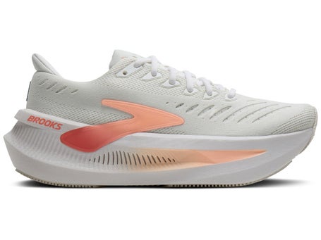 Brooks Glycerin Max 2\Womens Shoes\White/Coral/Peach