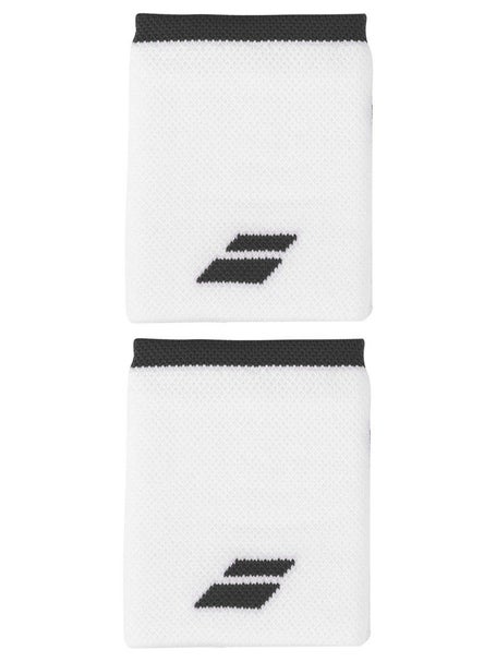Babolat Logo Jumbo Wristband White/Rabbit