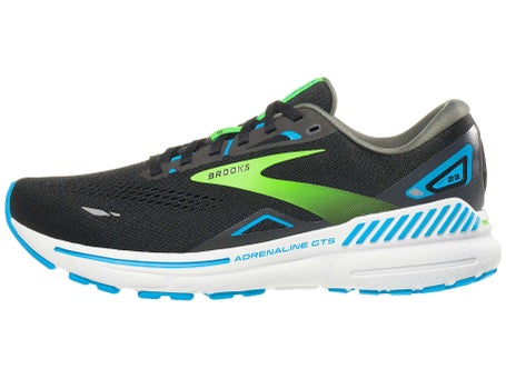 Brooks Adrenaline GTS 23 Men's Shoes Black/Ocean/Green | Running Warehouse
