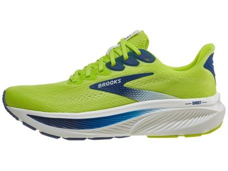 Brooks Ghost 17\Mens Shoes\Acid Lime/Navy/White