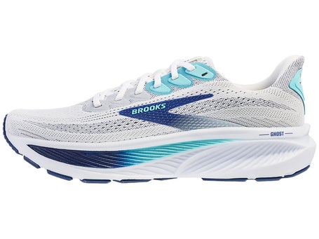 Brooks Ghost 17\Mens Shoes\White/Beacon Blue/Ipane