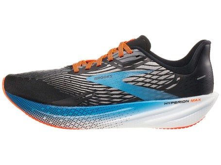 Brooks Hyperion Max Men's Shoes Black/Grey/Orange | Running Warehouse