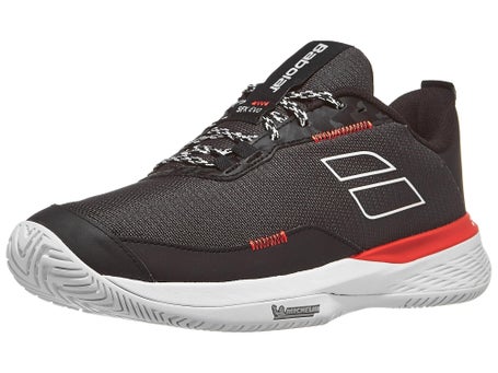Babolat SFX Evo AC Black/Fiesta Red Mens Shoes