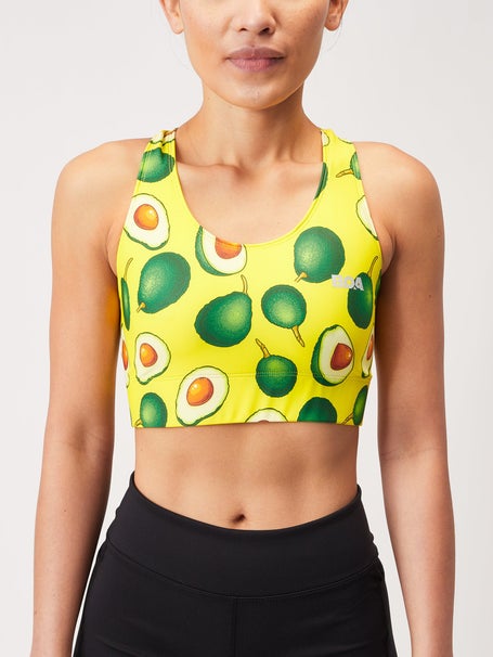 BOA Womens Printed Performance Bra Avocado