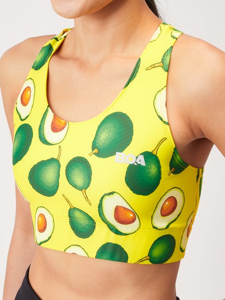 BOA Printed Performance Bra Avocado