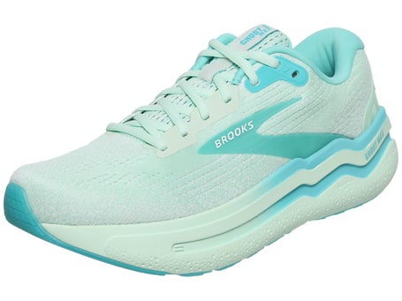 Brooks Ghost Max Men's Shoes Honeydew/Blue/White Running Warehouse - Main Image