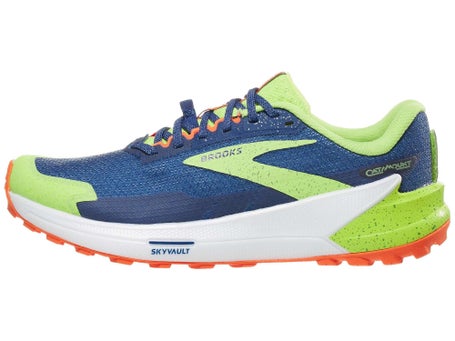 Brooks Catamount 2\Mens Shoes\Navy/Firecracker/Green