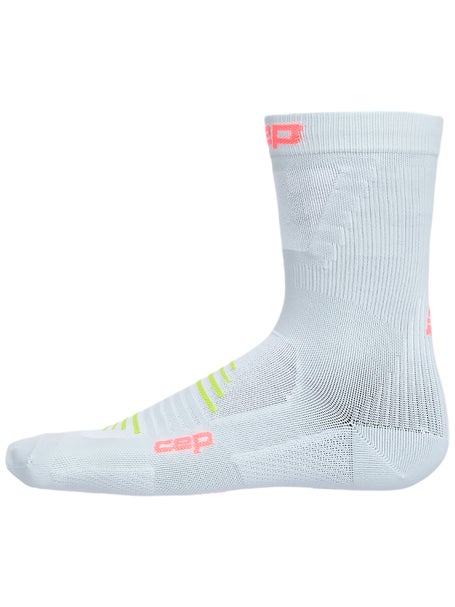 CEP Mens Pro Run Ultralight Sock Mid Cut Grey