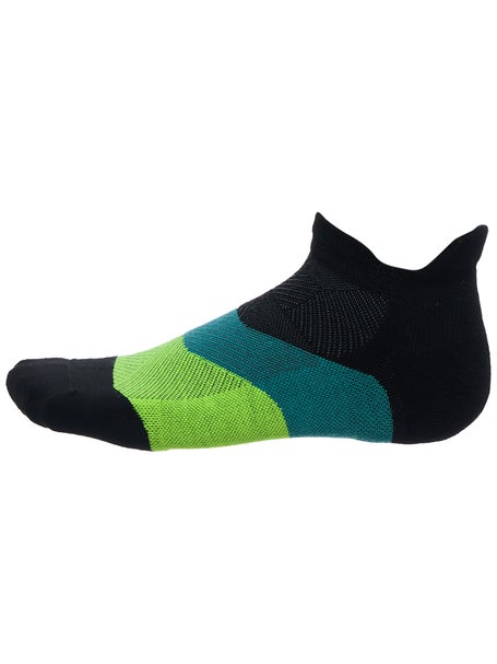 Feetures Elite Max Cushion No Show Tab Socks Black