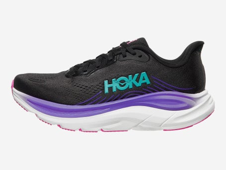 HOKA Clifton 11\Womens Shoes\Black/Neon Nebula