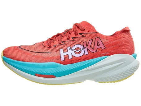 HOKA Mach X 2\Mens Shoes\Grapefruit/Electric Coral