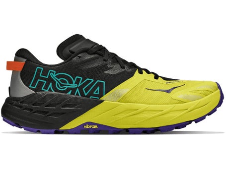 HOKA Speedgoat 7\Mens Shoes\Black/HOKA Citrus