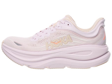 HOKA Bondi 9\Womens Shoes\Lilac Cream/Tangerine Glow
