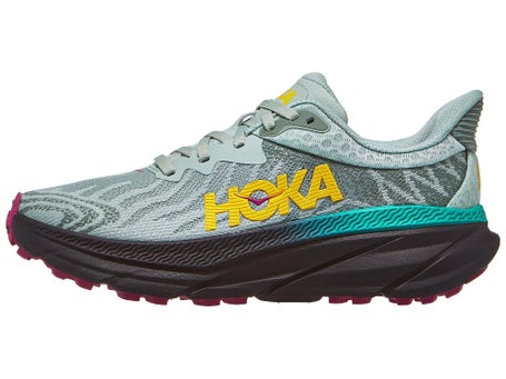 HOKA Challenger 7\Womens Shoes\Aloe Vera/Black