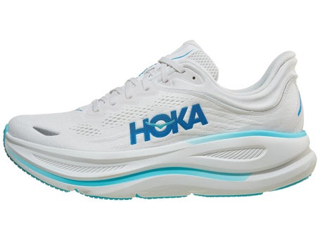 HOKA Bondi 9\Mens Shoes\White/HOKA Blue