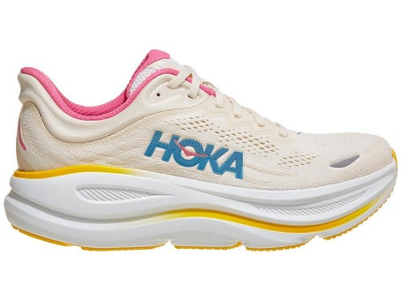 HOKA Bondi 9\Womens Shoes\Alabaster/Birch