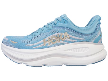 HOKA Bondi 9\Womens Shoes\Raindrop/Ash Grey