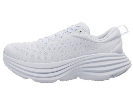 HOKA Bondi 8 Women's Shoes White/White | Running Warehouse