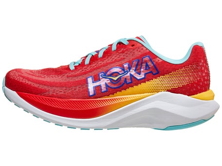 HOKA Mach X Women's Shoes Cerise/Cloudless | Running Warehouse