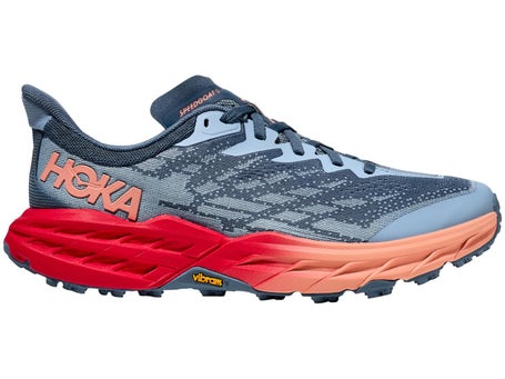 HOKA Speedgoat 5\Womens Shoes\Real Teal/Papaya