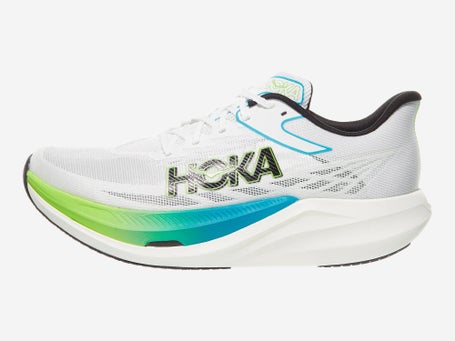 HOKA Rocket X 3\Unisex Shoes\Frost/Electric Lime