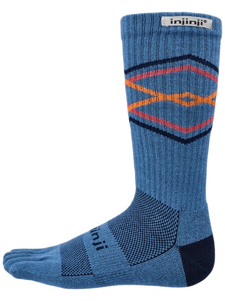 Injinji Trail Midweight Crew Toesocks Lake