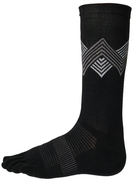 Injinji Run Lightweight Crew Toesocks Black