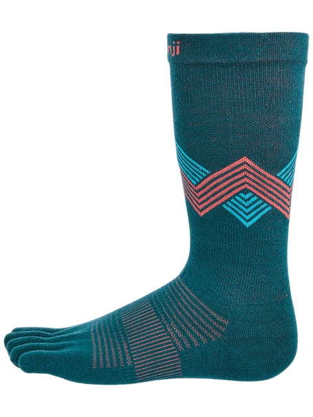 Injinji Run Lightweight Crew Toesocks Lagoon
