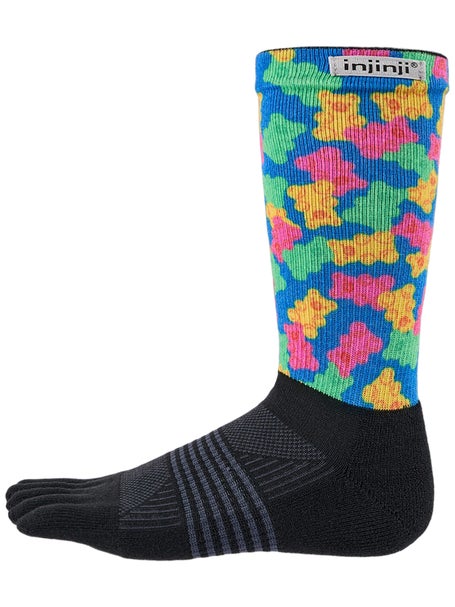 Injinji Womens Trail Midweight Crew Toesocks Gummy
