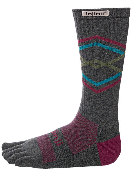 Injinji Trail Midweight Crew Toesocks Peak