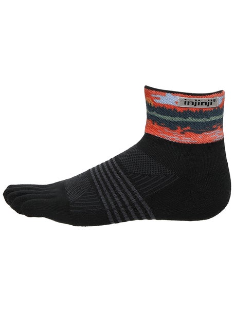 Injinji Womens Artist Series Trail Mini-Crew Toesocks