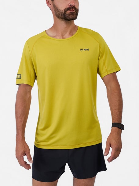 Janji Mens Run All Day Tech Tee Wolf Moss