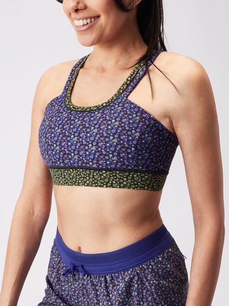 Janji Womens Pace Sports Bra Microfloralism