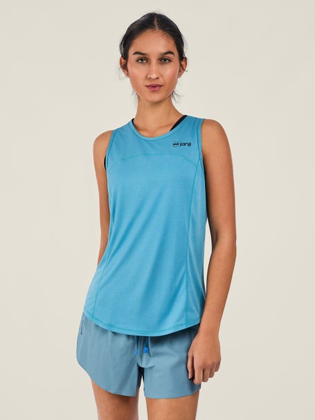 Janji Womens Run All Day Tank Cerulean