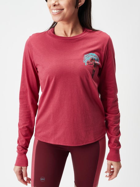 Janji Womens Runterra Bio Long Sleeve GFX Water 