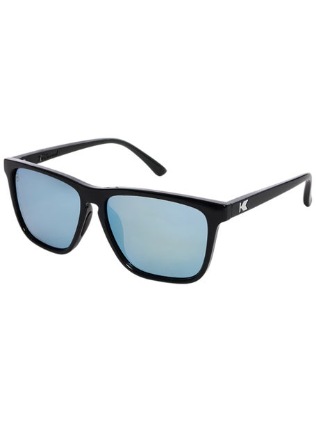 Knockaround Fast Lanes Sport Sunglasses Black/Blue