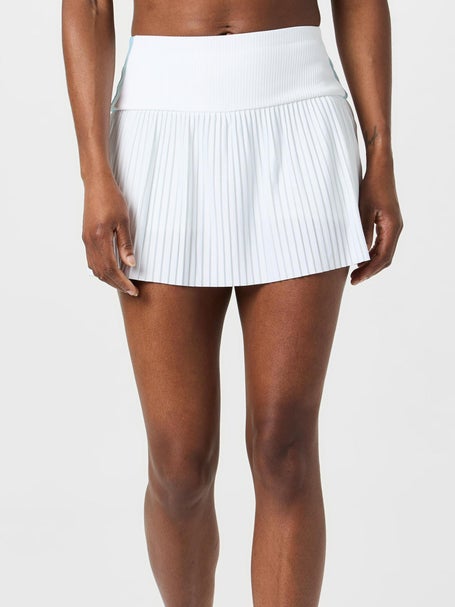 Lucky in Love Womens Riviera Racer Rib Pleat Skirt