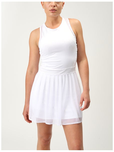 Lucky in Love Womens Next Level Dress - White