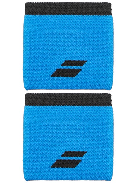 Babolat Logo Wristband Diva Blue/Dark Grey