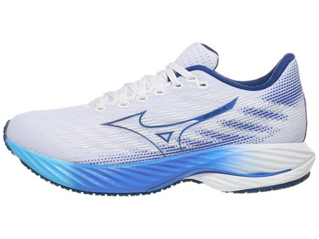 Mizuno Wave Rider 28\Mens Shoes\White/Estate Blue