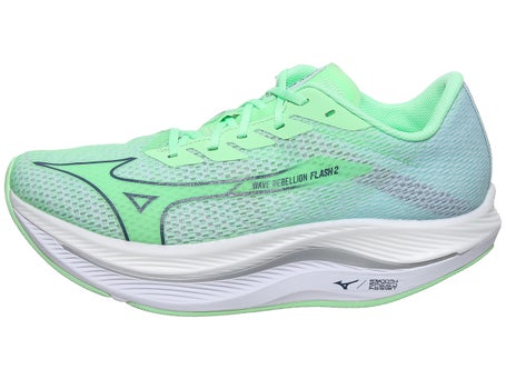 Mizuno Wave Rebellion Flash 2\Mens Shoes\Mint/Indigo
