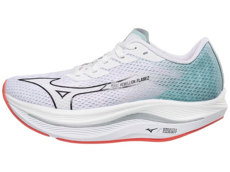 Mizuno Wave Rebellion Flash 2\Womens Shoes\White/Black