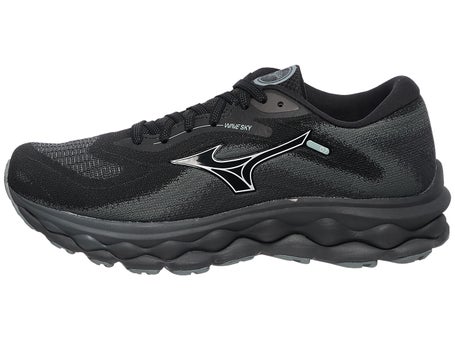 Mizuno Wave Sky 7\Womens Shoes\Black/White/Turbulance