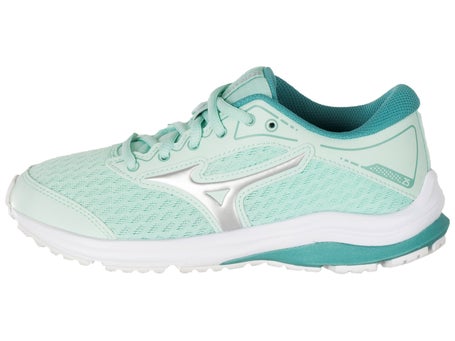 Mizuno Wave Rider 25\Kids Shoes\Fair Aqua/Silver/Dusty