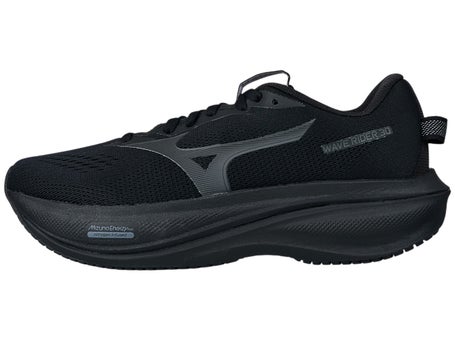 Mizuno Wave Rider 30\Womens Shoes\Black/Black