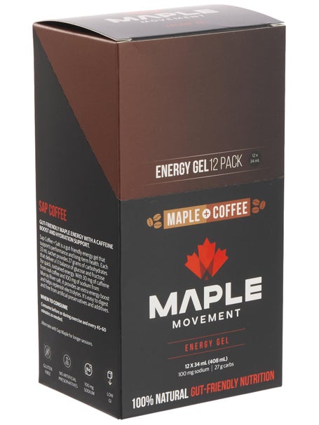 Maple Movement Sap Coffee Energy Gels 12-Pack