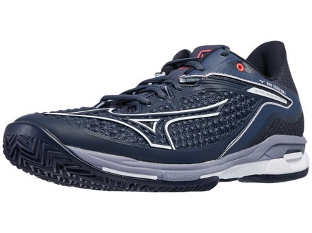 Mizuno Wave Exceed Tour 6 CLAY Grey/Wht Mens Shoes