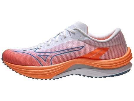Mizuno Wave Rebellion Flash\Mens Shoe\Wh/Blue/Orange