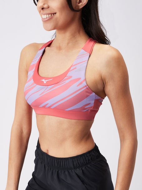 Mizuno Womens Alpha Graphic Bra Pastel Lilac