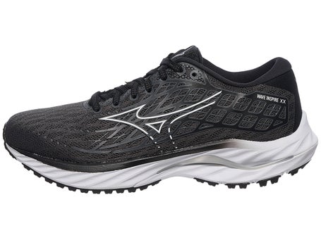 Mizuno Wave Inspire 20 Women's Shoe Ebony/White/Black | Running Warehouse